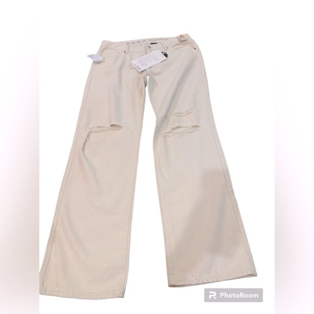 NWT 90’s Boyfriend Low Rise Distressed Jeans Women’s Size‎ 30 SONG